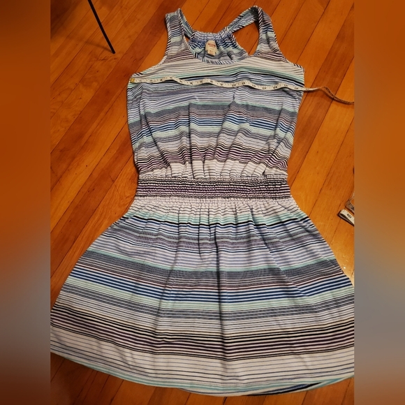 Mossimo Supply Co. Summer dress stripped, women size L - Picture 3 of 5